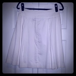 Cutest A-Line, Flared White Skirt